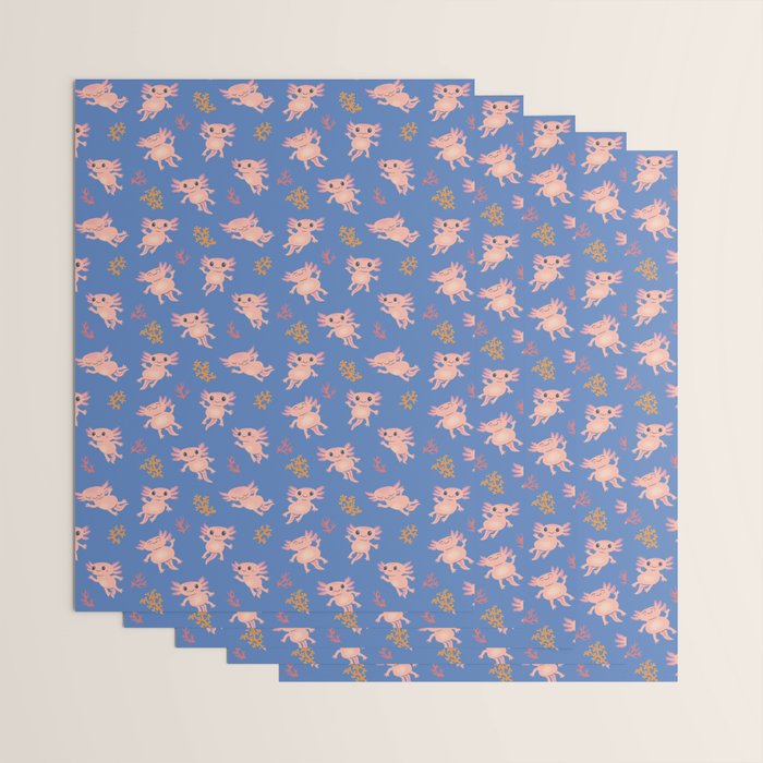 Baby Axolotl Wrapping Paper Gallery Image 3