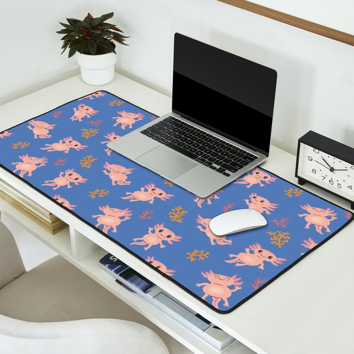 Baby Axolotl Desk Mat Gallery Image 2