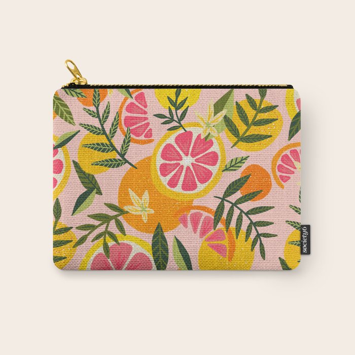 Grapefruit Blooms â Blush Carry All Pouch Gallery Image 1