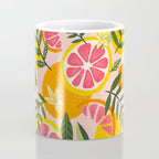 Grapefruit Blooms â Blush Coffee Mug Gallery Image 4