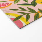 Grapefruit Blooms â Blush Welcome Mat Gallery Image 2