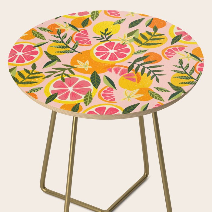 Grapefruit Blooms â Blush Side Table Gallery Image 2