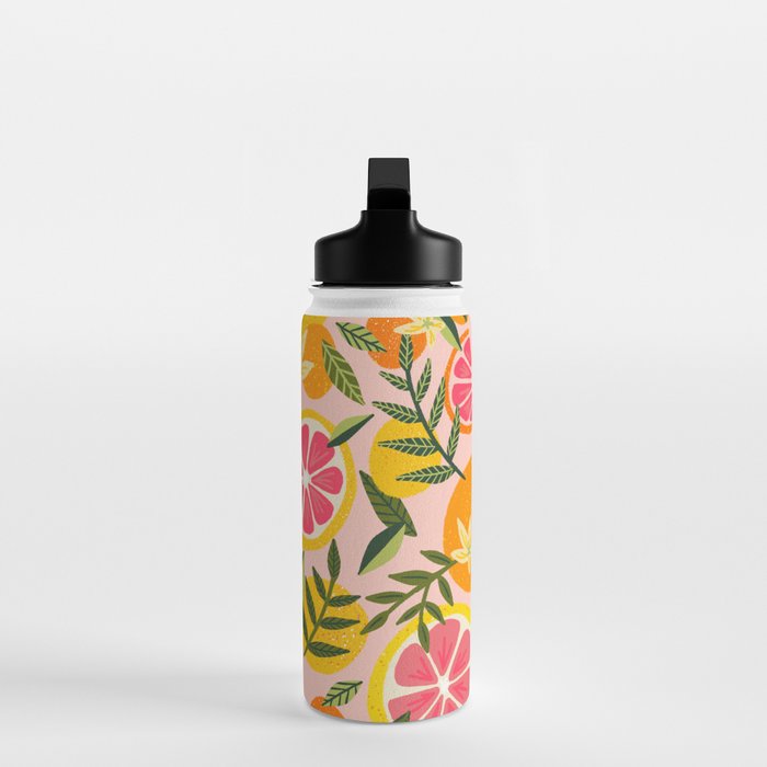 Grapefruit Blooms â Blush Water Bottle Gallery Image 3