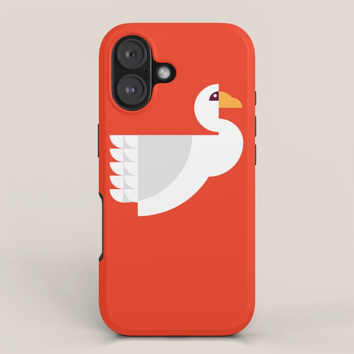 Geometric swan iPhone Case Gallery Image 1