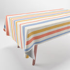 Classic Stripes XXIII - Retro Summer Tablecloth Gallery Image 1