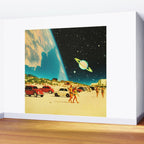 Galaxy Beach Wall Mural Gallery Image 2