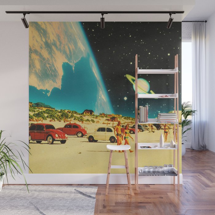 Galaxy Beach Wall Mural Gallery Image 1