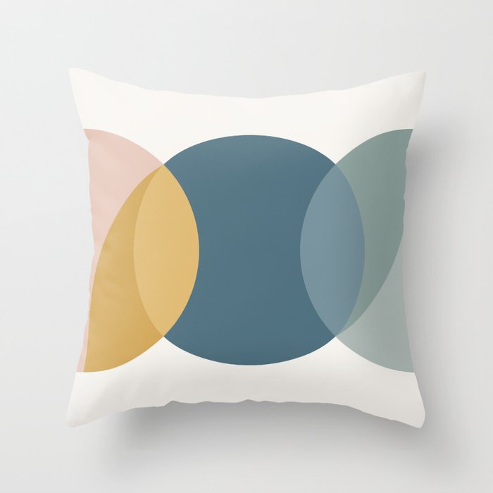 Geometric Harmony IV Throw Pillow Gallery Image 6