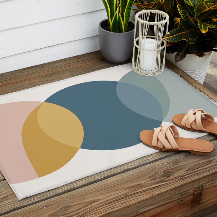 Geometric Harmony IV Outdoor Rug Gallery Image 2
