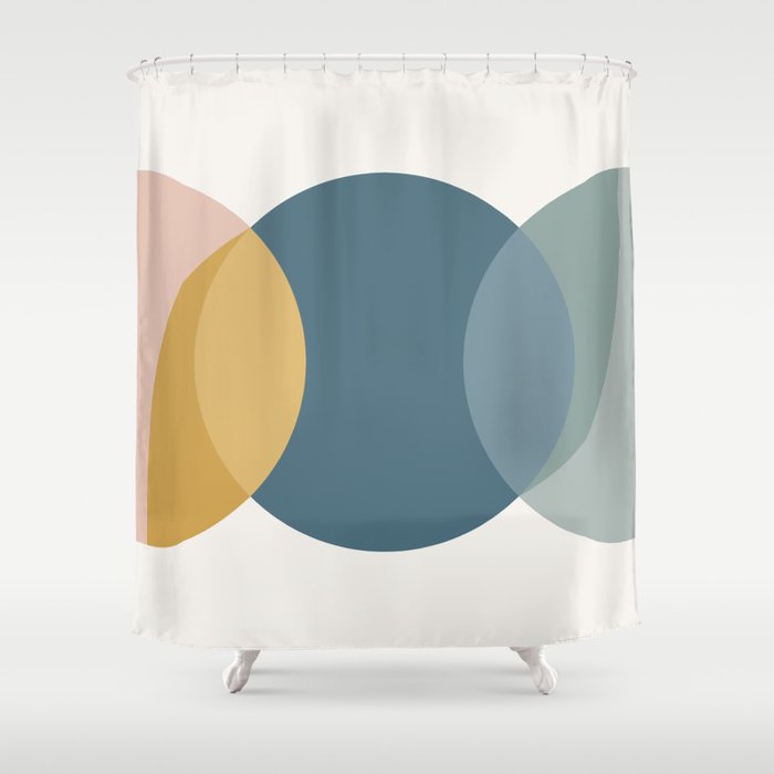 Geometric Harmony IV Shower Curtain Gallery Image 1