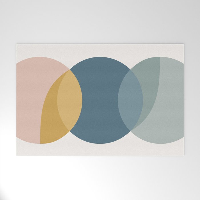 Geometric Harmony IV Welcome Mat Gallery Image 1