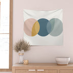 Geometric Harmony IV Wall Tapestry Gallery Image 2
