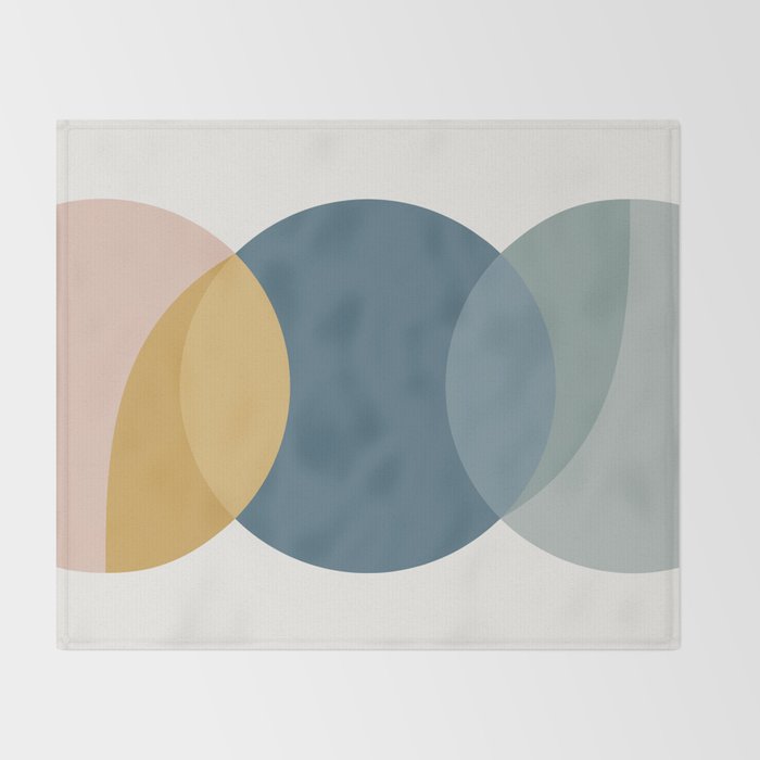 Geometric Harmony IV Throw Blanket Gallery Image 2