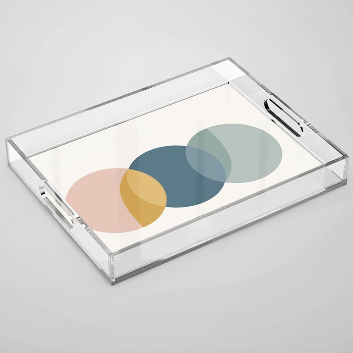 Geometric Harmony IV Acrylic Tray Gallery Image 1