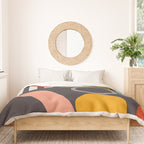 mid century bauhaus geometry abstract 2020 3 Duvet Cover Gallery Image 3