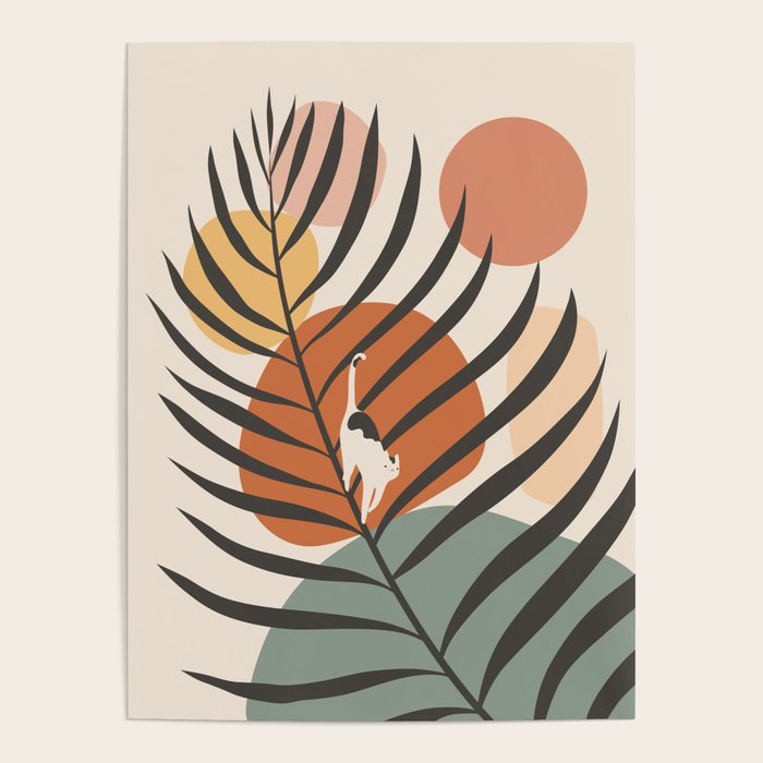Cat and Plant 32 Poster Gallery Image 4