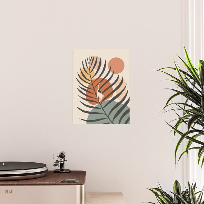 Cat and Plant 32 Poster Gallery Image 2