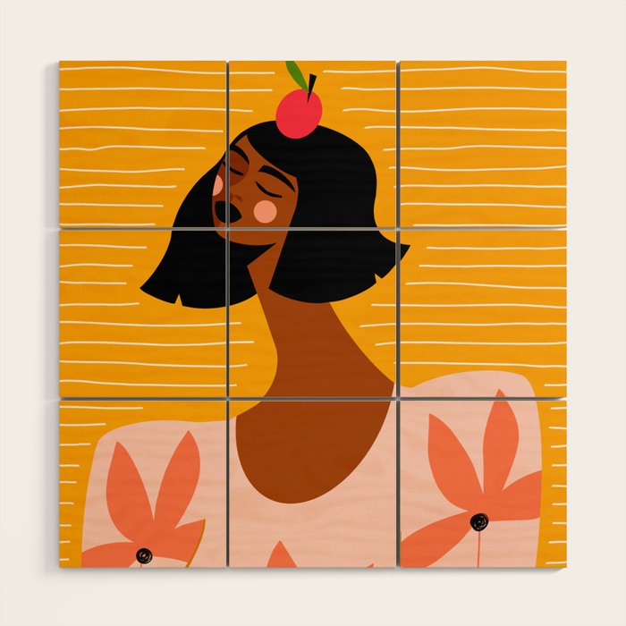 Lady Apple Wood Wall Art Gallery Image 1