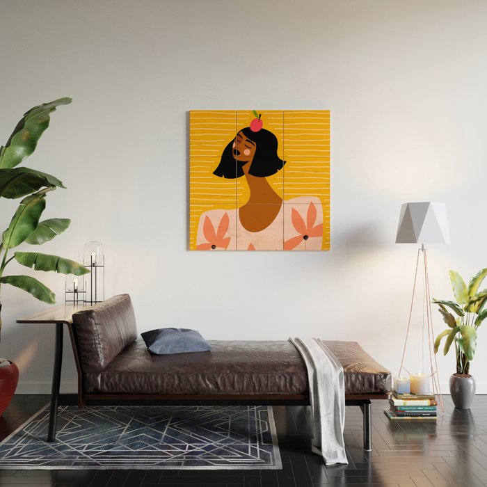 Lady Apple Wood Wall Art Gallery Image 2
