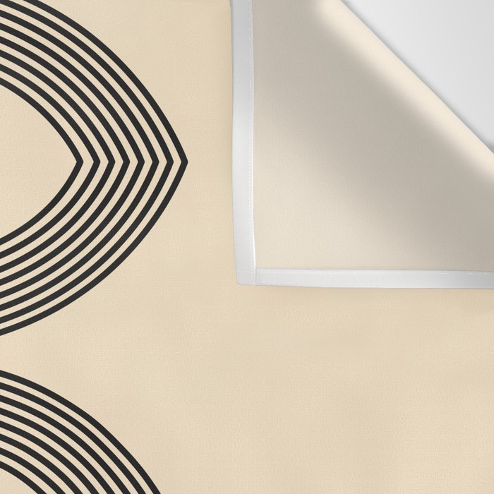 Abstraction_EYE_LINE_POP_ART_Minimalism_001X Wall Tapestry Gallery Image 3