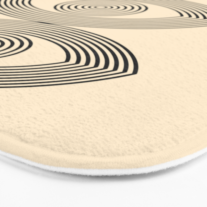 Abstraction_EYE_LINE_POP_ART_Minimalism_001X Bath Mat Gallery Image 3