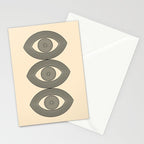 Abstraction_EYE_LINE_POP_ART_Minimalism_001X Stationery Card Gallery Image 2