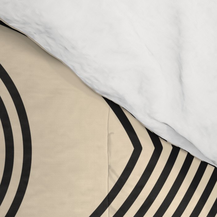 Abstraction_EYE_LINE_POP_ART_Minimalism_001X Comforter Gallery Image 4