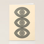 Abstraction_EYE_LINE_POP_ART_Minimalism_001X Stationery Card Gallery Image 2