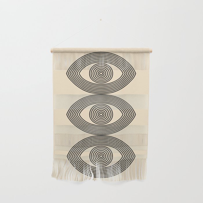 Abstraction_EYE_LINE_POP_ART_Minimalism_001X Wall Hanging Gallery Image 1