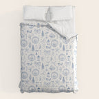 Christmas Toile // Blue & White Comforter Gallery Image 6