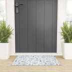 Christmas Toile // Blue & White Welcome Mat Gallery Image 3