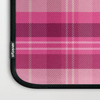 Tartan Plaid - Peppermint Pink Laptop Sleeve Gallery Image 3