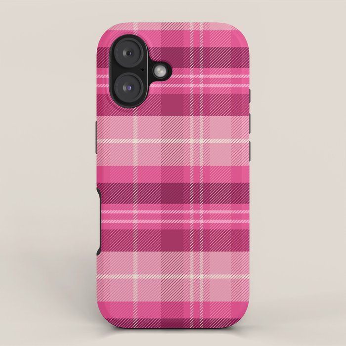 Tartan Plaid - Peppermint Pink iPhone Case Gallery Image 1