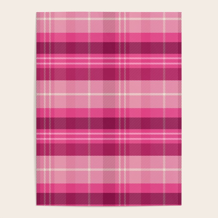 Tartan Plaid - Peppermint Pink Poster Gallery Image 4
