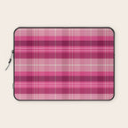 Tartan Plaid - Peppermint Pink Laptop Sleeve Gallery Image 1