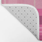 Tartan Plaid - Peppermint Pink Bath Mat Gallery Image 2