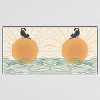 Good Morning Meow 7 Sunny Day Ocean  Desk Mat Gallery Image 3