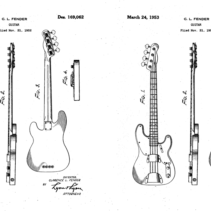 Bass Guitar Patent - Bass Guitarist Art - Antique Coffee Mug Gallery Image 2