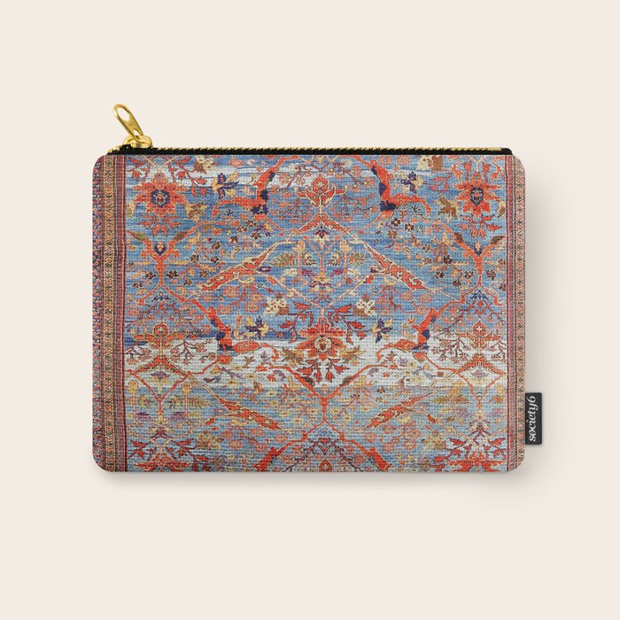 Sultanabad Antique Persian Rug Print Carry All Pouch Gallery Image 1