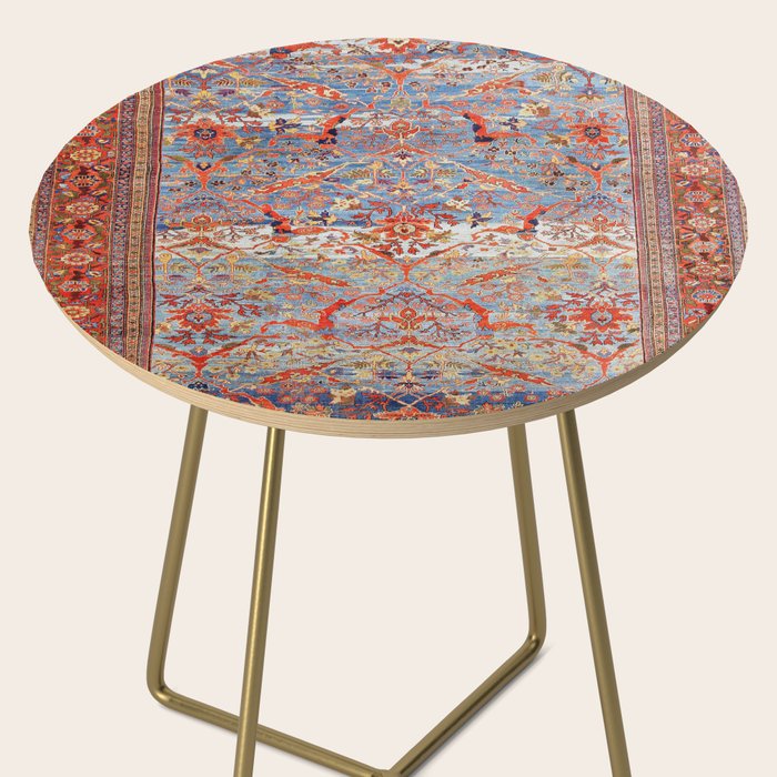 Sultanabad Antique Persian Rug Print Side Table Gallery Image 2