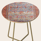 Sultanabad Antique Persian Rug Print Side Table Gallery Image 2