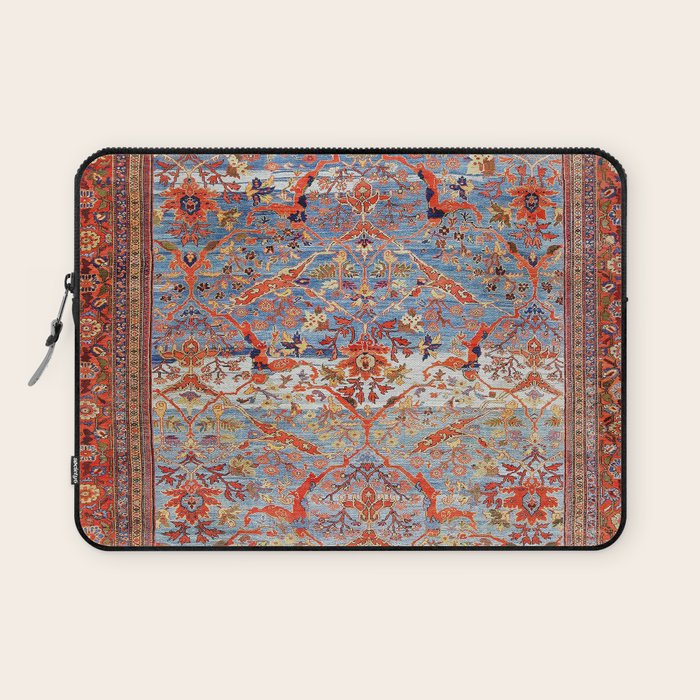 Sultanabad Antique Persian Rug Print Laptop Sleeve Gallery Image 1
