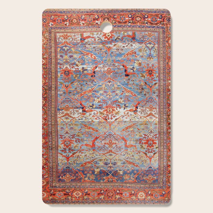 Sultanabad Antique Persian Rug Print Cutting Board Gallery Image 1