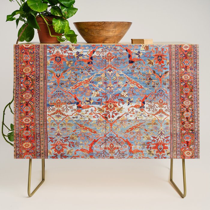 Sultanabad Antique Persian Rug Print Credenza Gallery Image 1