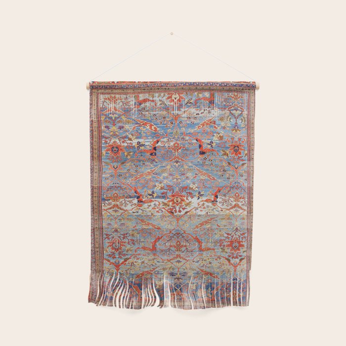 Sultanabad Antique Persian Rug Print Wall Hanging Gallery Image 1