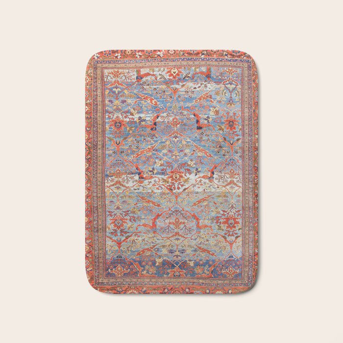 Sultanabad Antique Persian Rug Print Bath Mat Gallery Image 1
