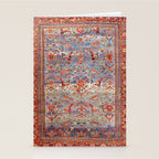 Sultanabad Antique Persian Rug Print Stationery Card Gallery Image 2