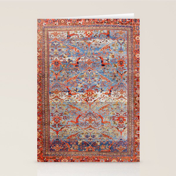 Sultanabad Antique Persian Rug Print Stationery Card Gallery Image 2