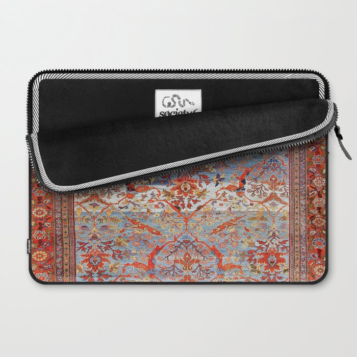Sultanabad Antique Persian Rug Print Laptop Sleeve Gallery Image 2