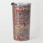 Sultanabad Antique Persian Rug Print Travel Mug Gallery Image 3